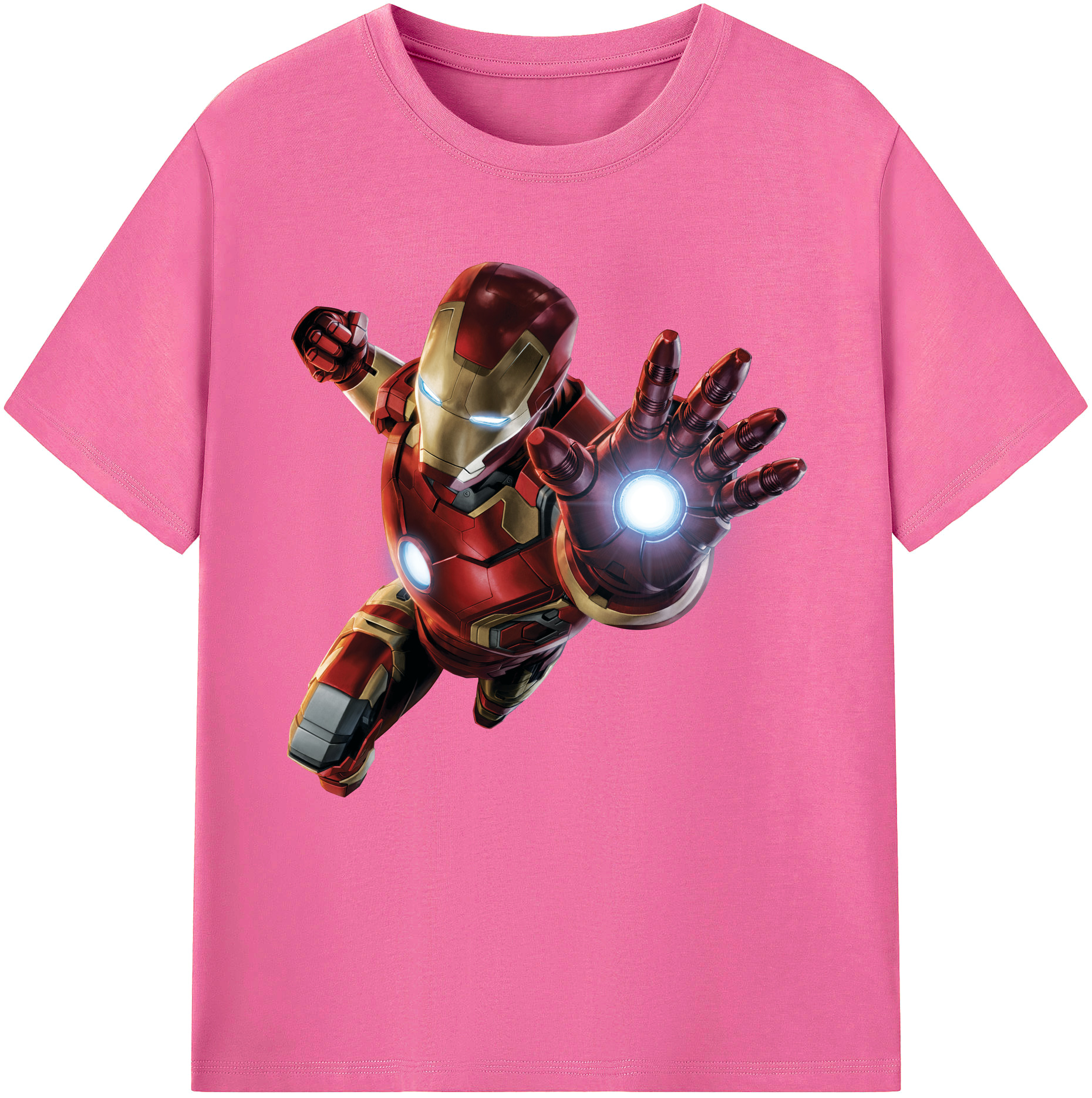 （画像用） アベンジャーズ The Avengers レディースカジュアルプリントTシャツ（綿100％）